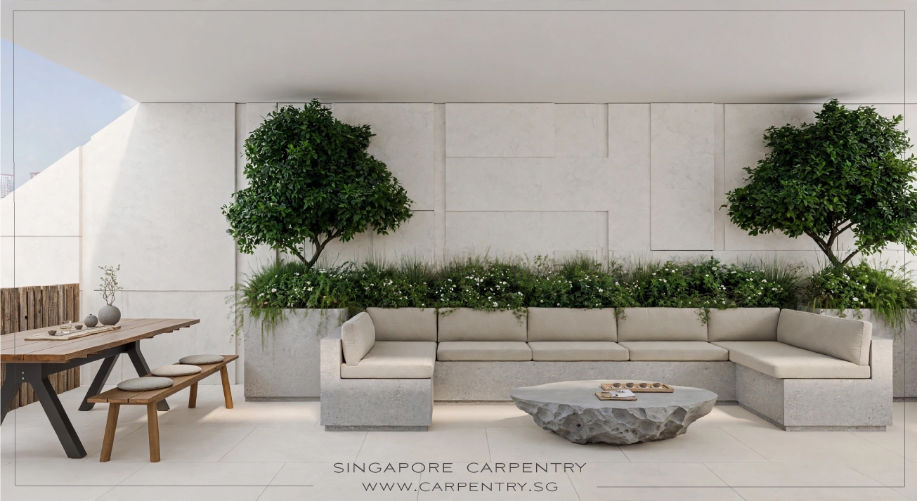 Modern Home Interior Design with Warm Luxury @ Pollen Place