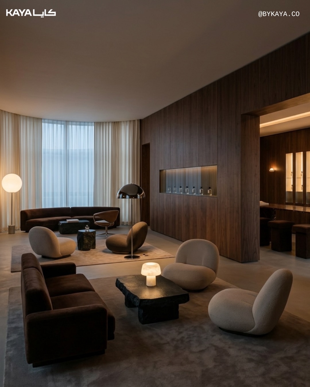 Cozy & luxurious interior design