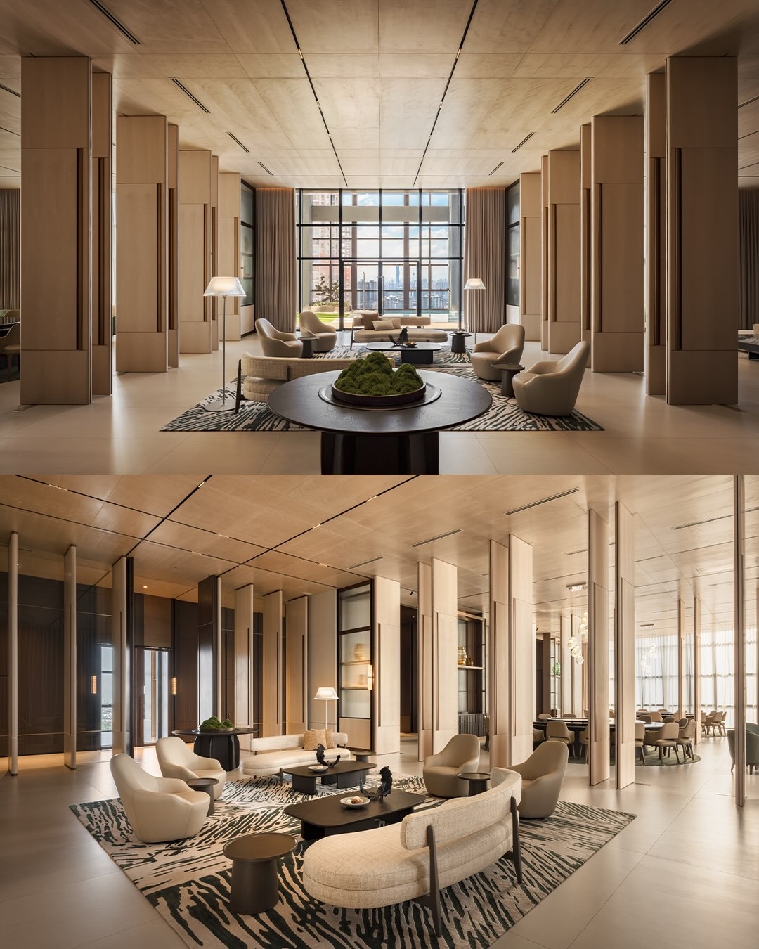 Gorgeous high ceiling luxury interior
