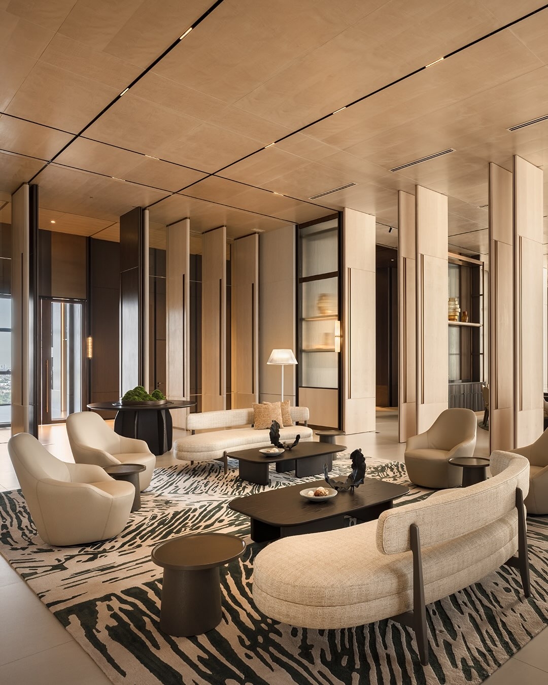 Gorgeous high ceiling luxury interior