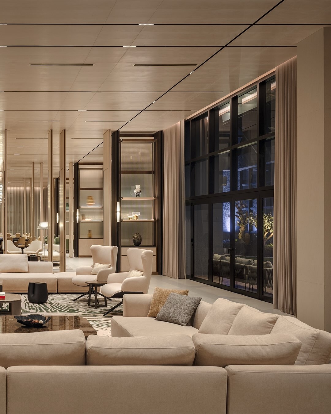 Gorgeous high ceiling luxury interior
