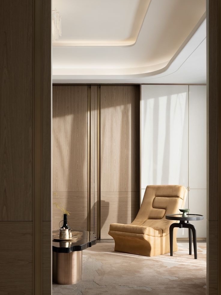 Cozy & luxurious home interior with a hotel vibe.