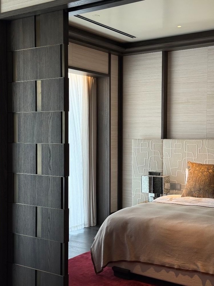 Cozy & luxurious home interior with a hotel vibe.