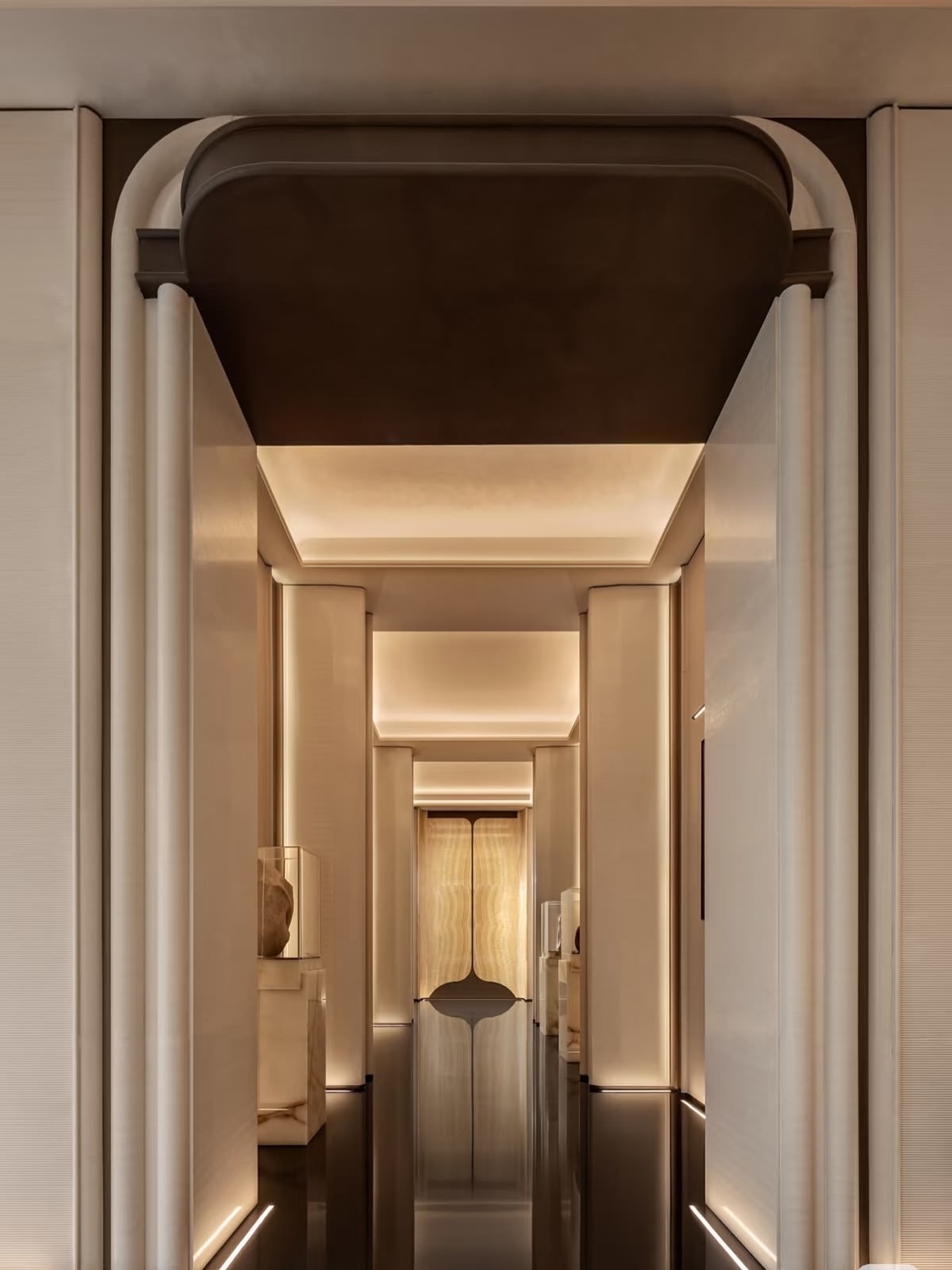Cozy & luxurious home interior with a hotel vibe.