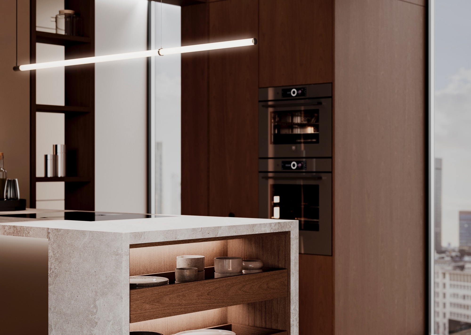 Luxurious kitchen interior design