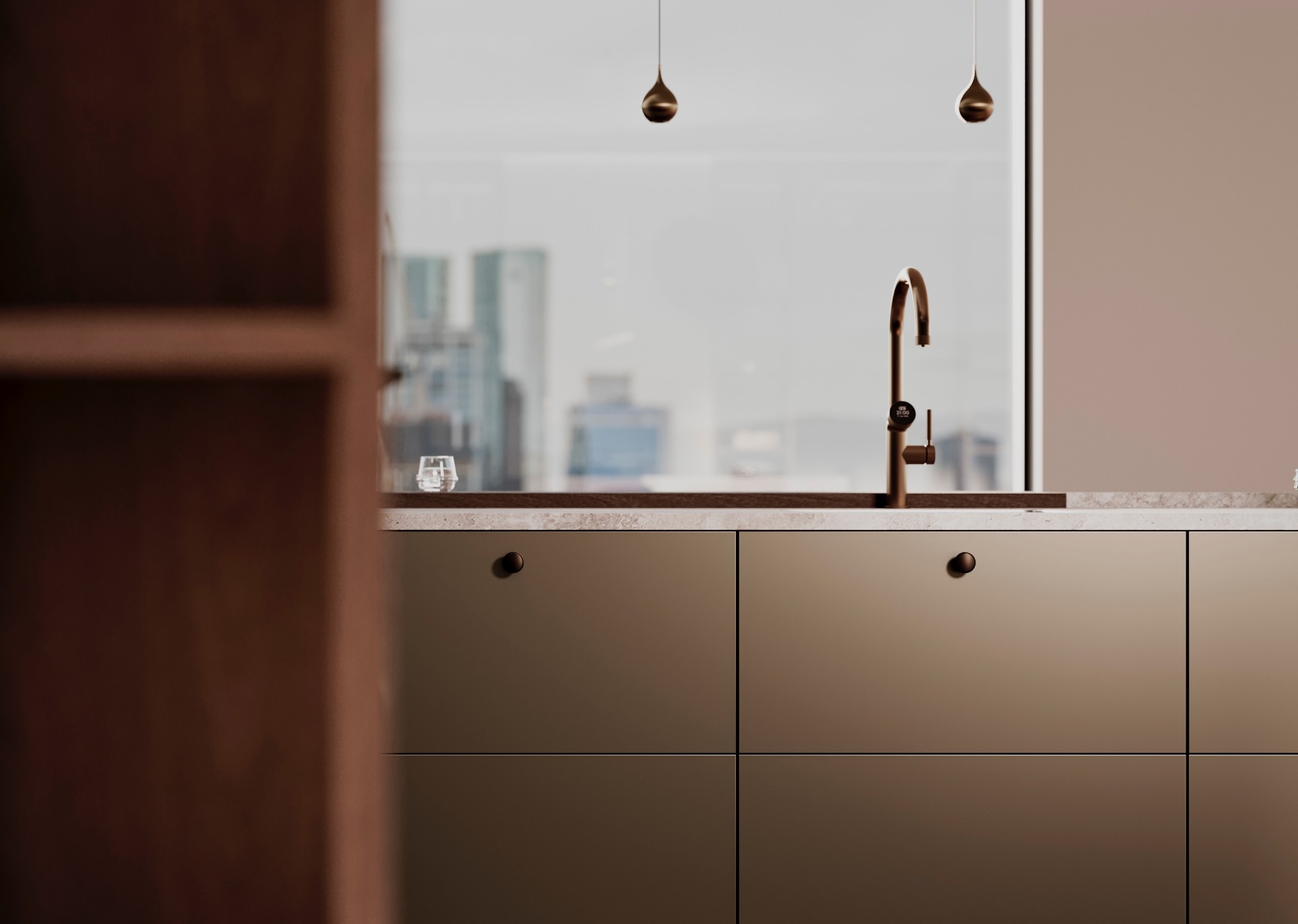 Luxurious kitchen interior design
