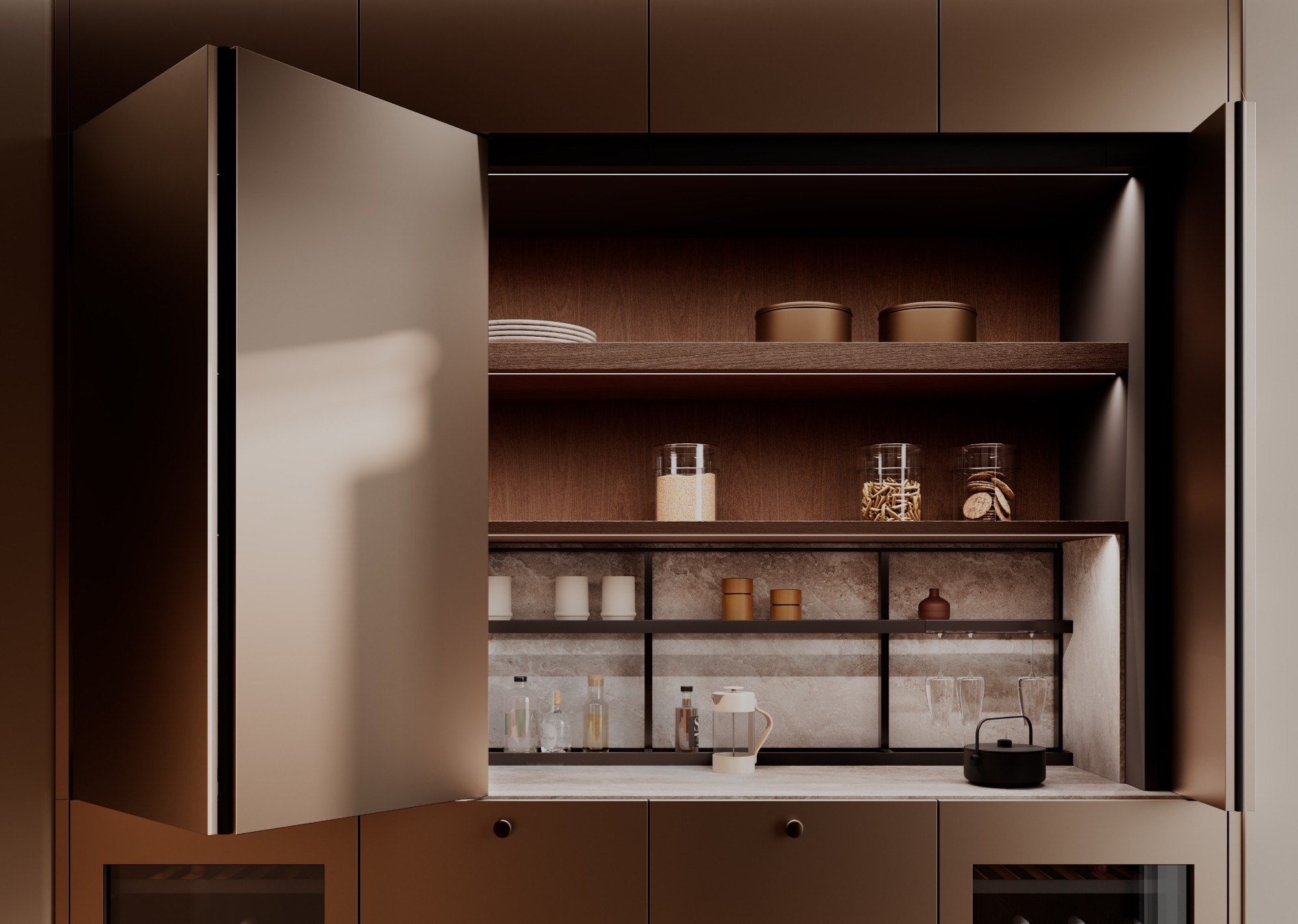 Luxurious kitchen interior design
