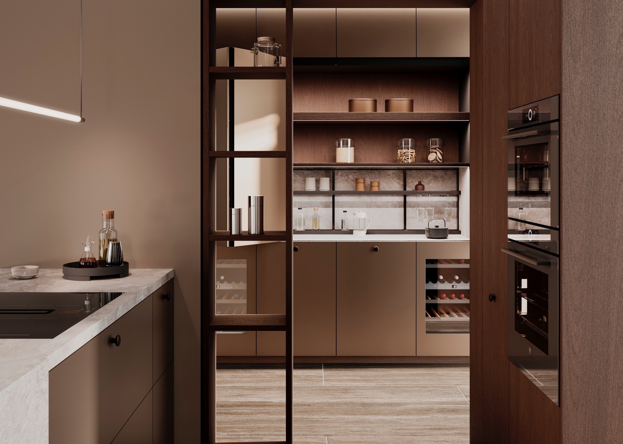 Luxurious kitchen interior design