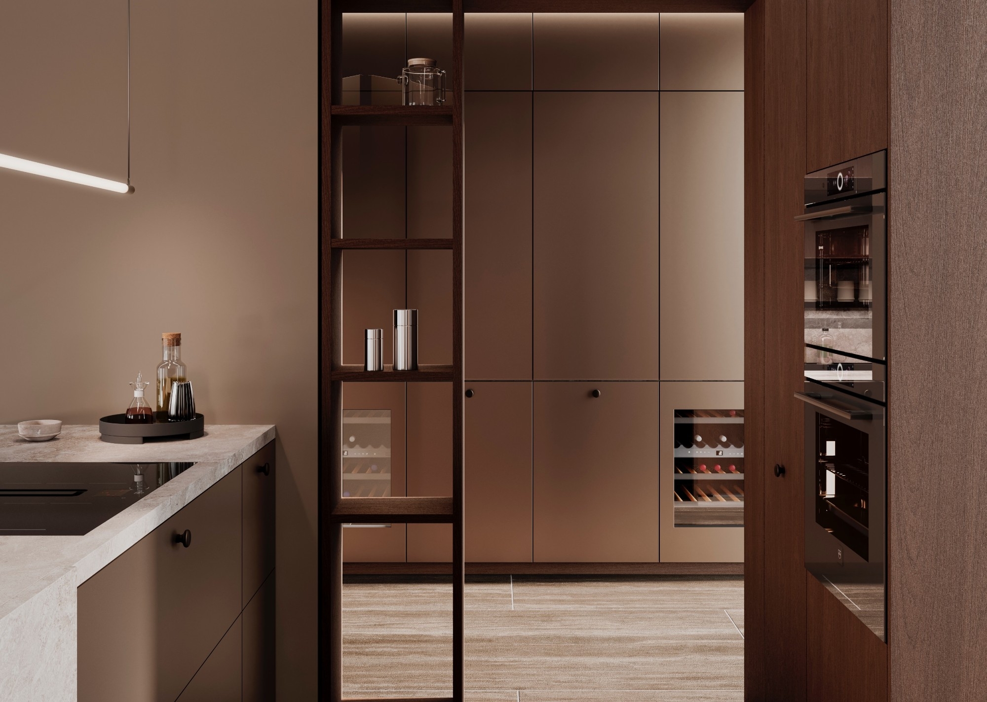 Luxurious kitchen interior design