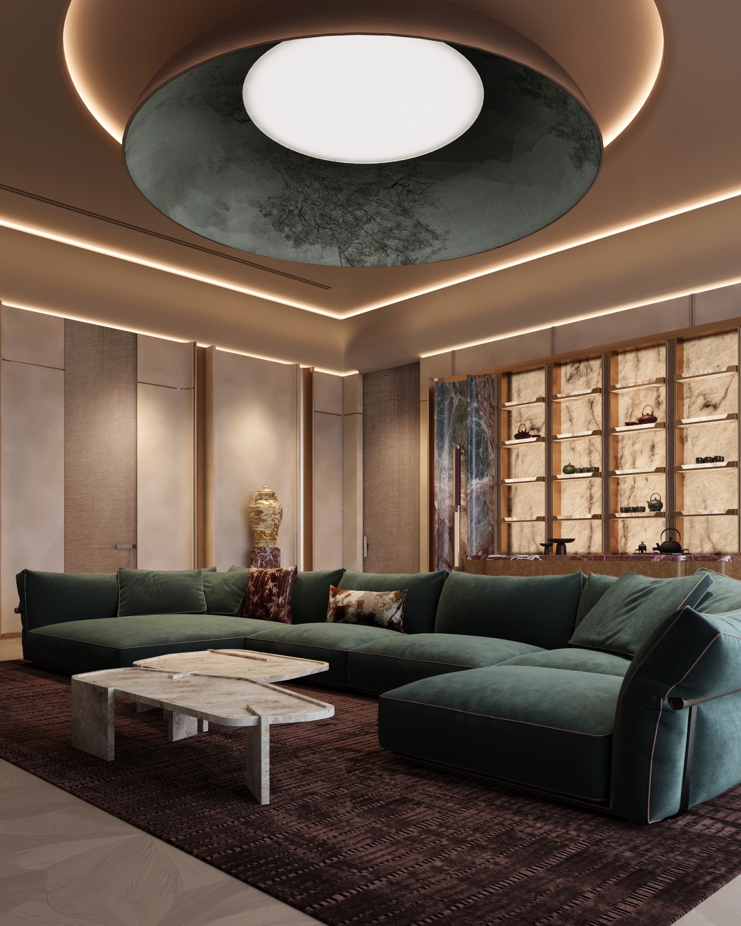 Luxurious interior design