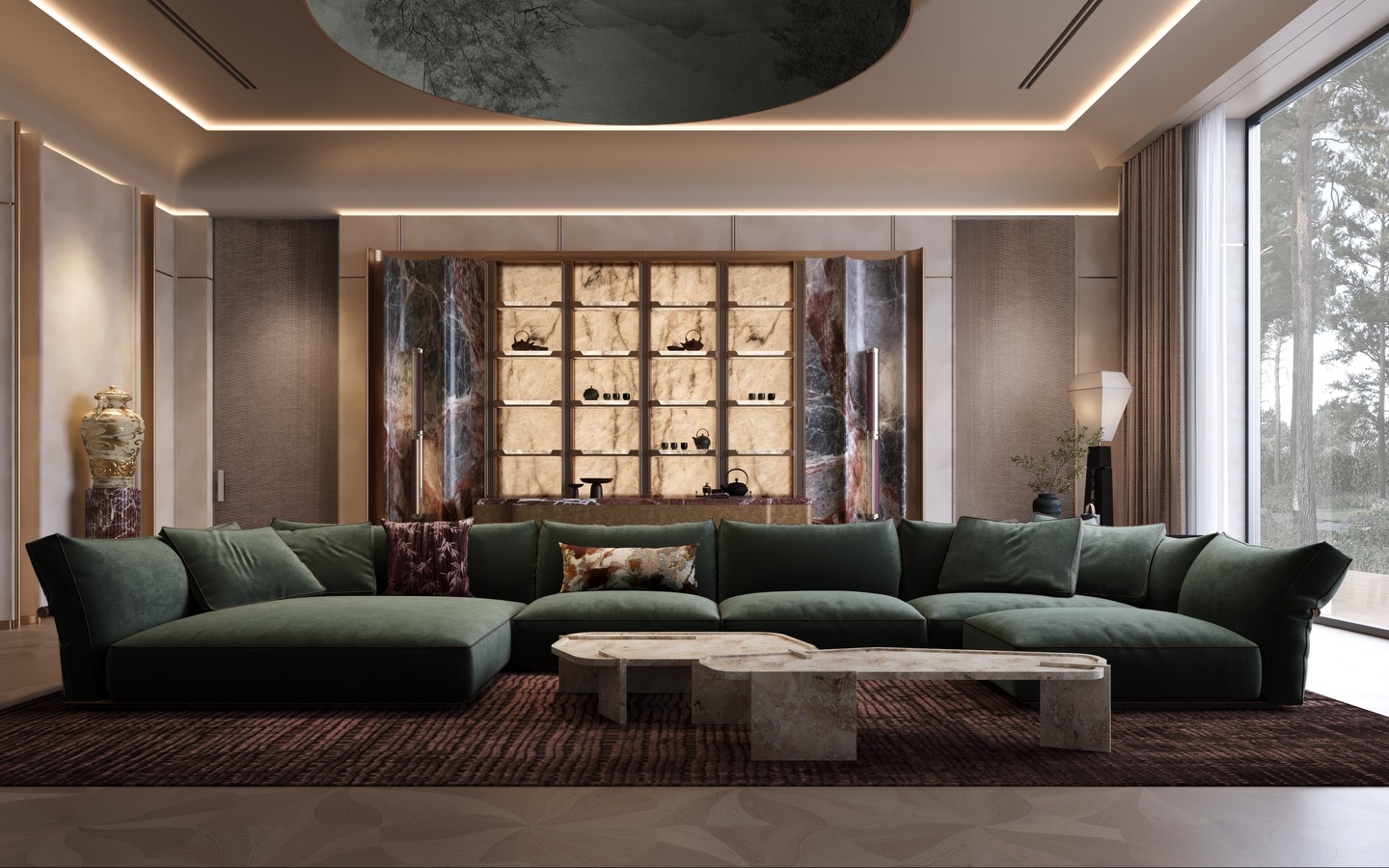 Luxurious interior design