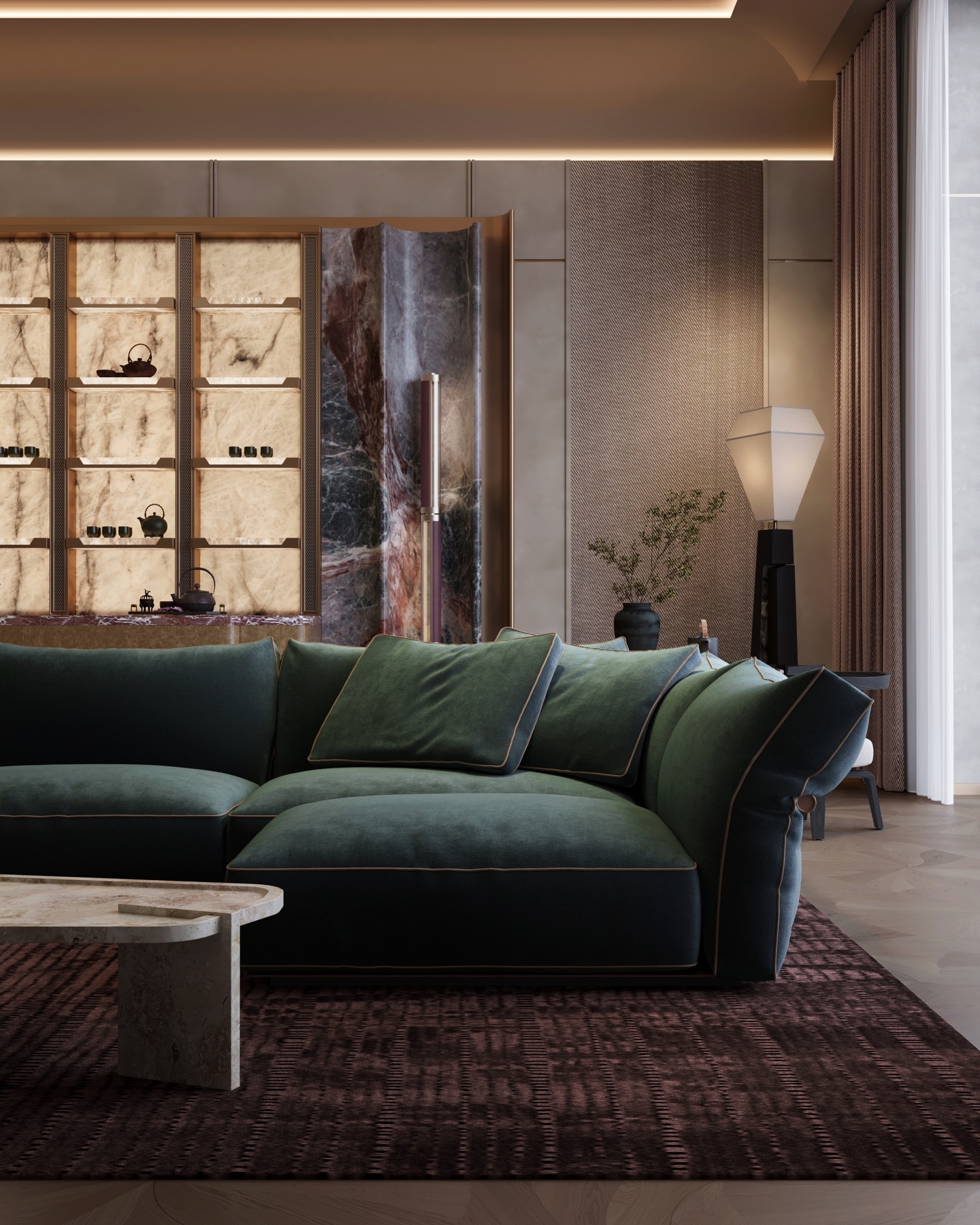 Luxurious interior design