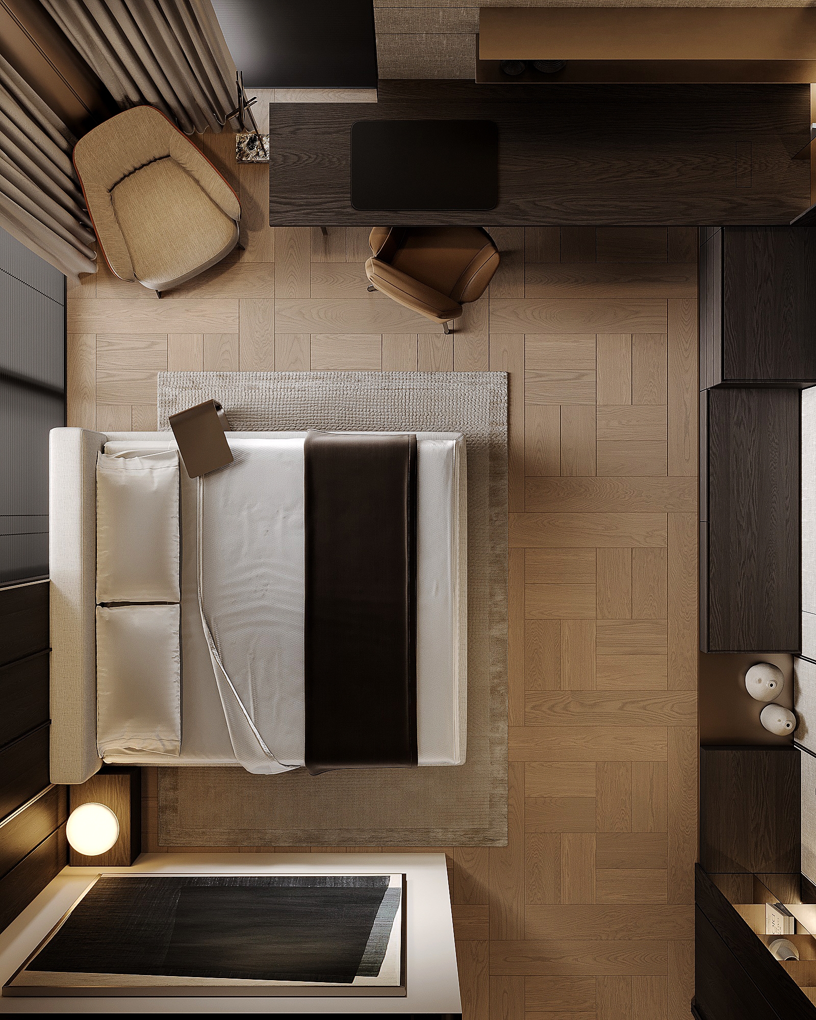Modern bedroom interior design