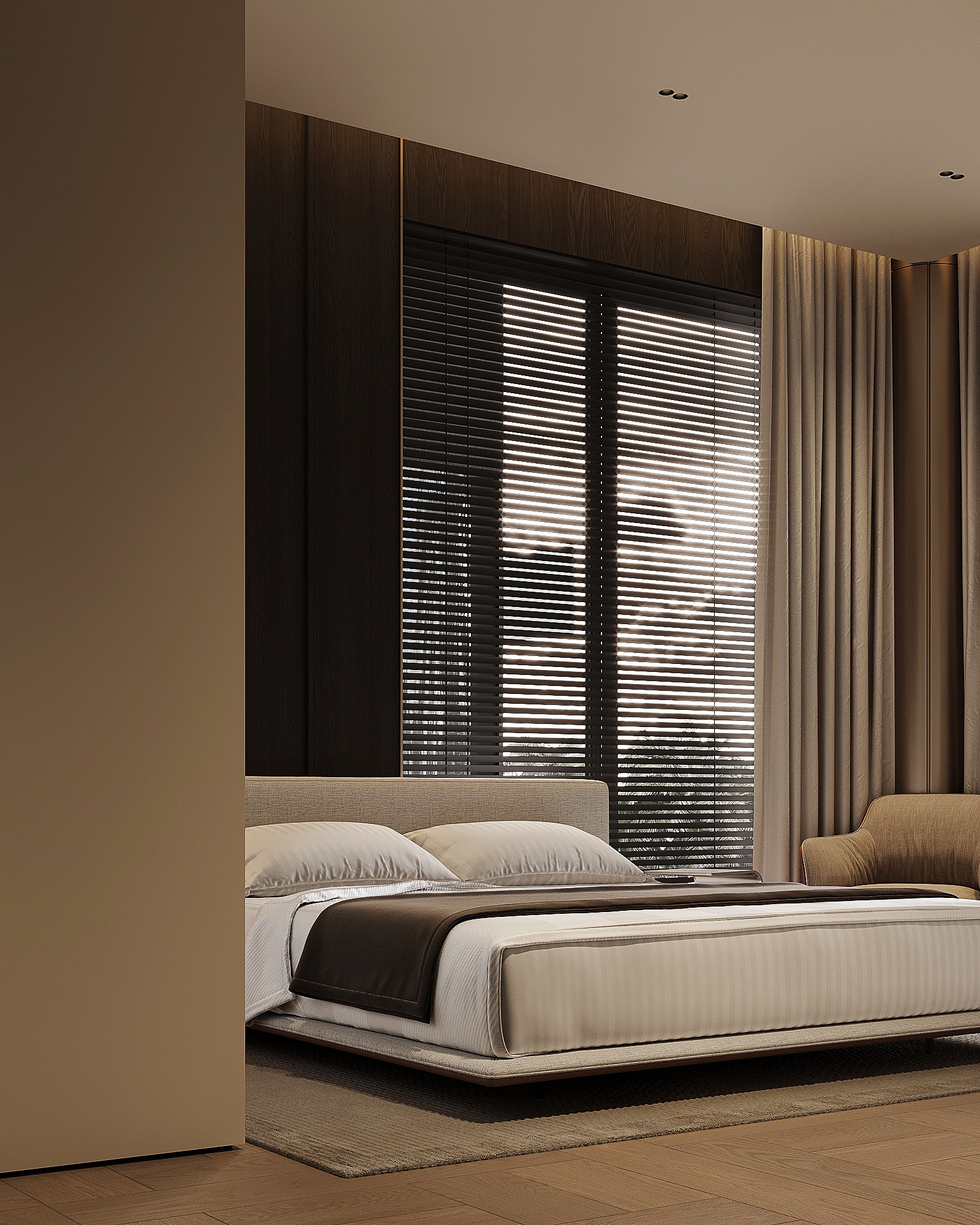 Modern bedroom interior design