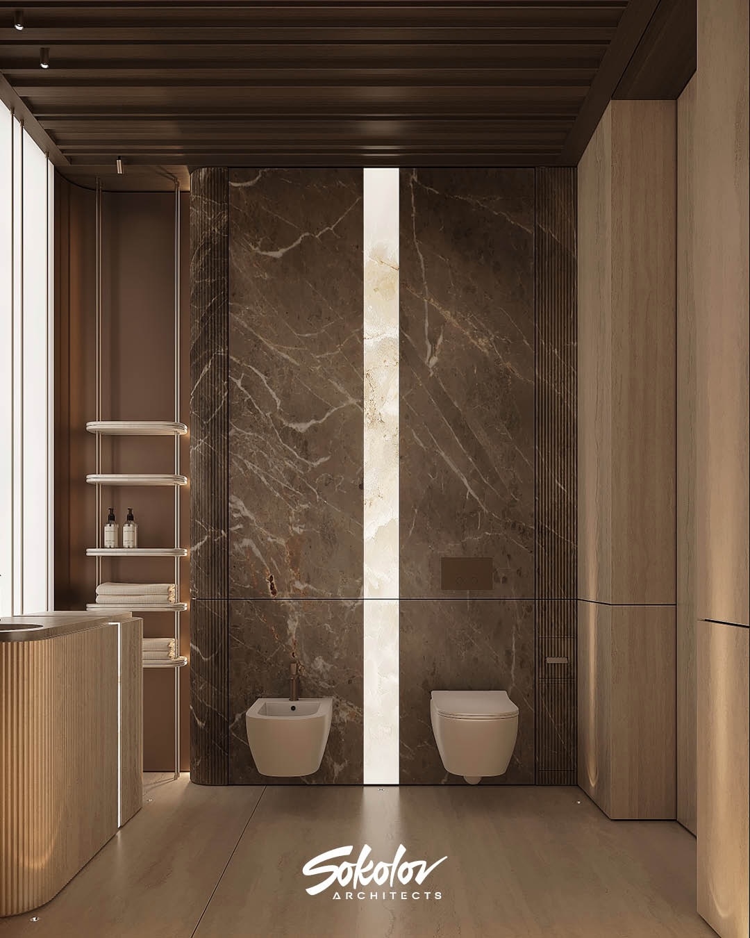 Modern and stunning bathroom design
