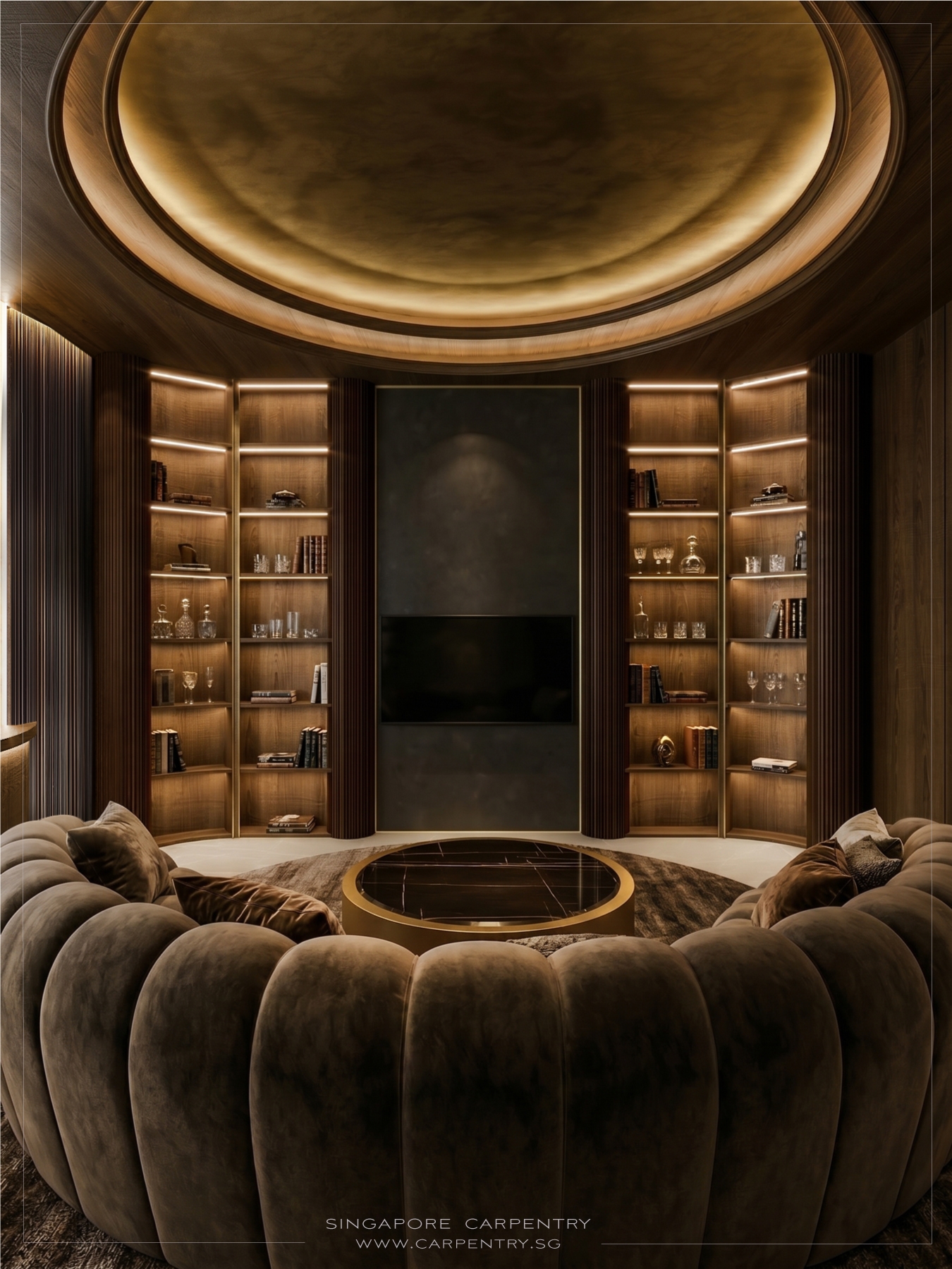 Luxury interior design for a sophisticated home @ Pemimpin Place