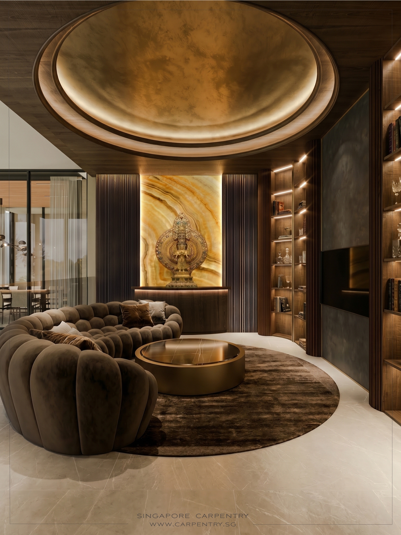Luxury interior design for a sophisticated home @ Pemimpin Place