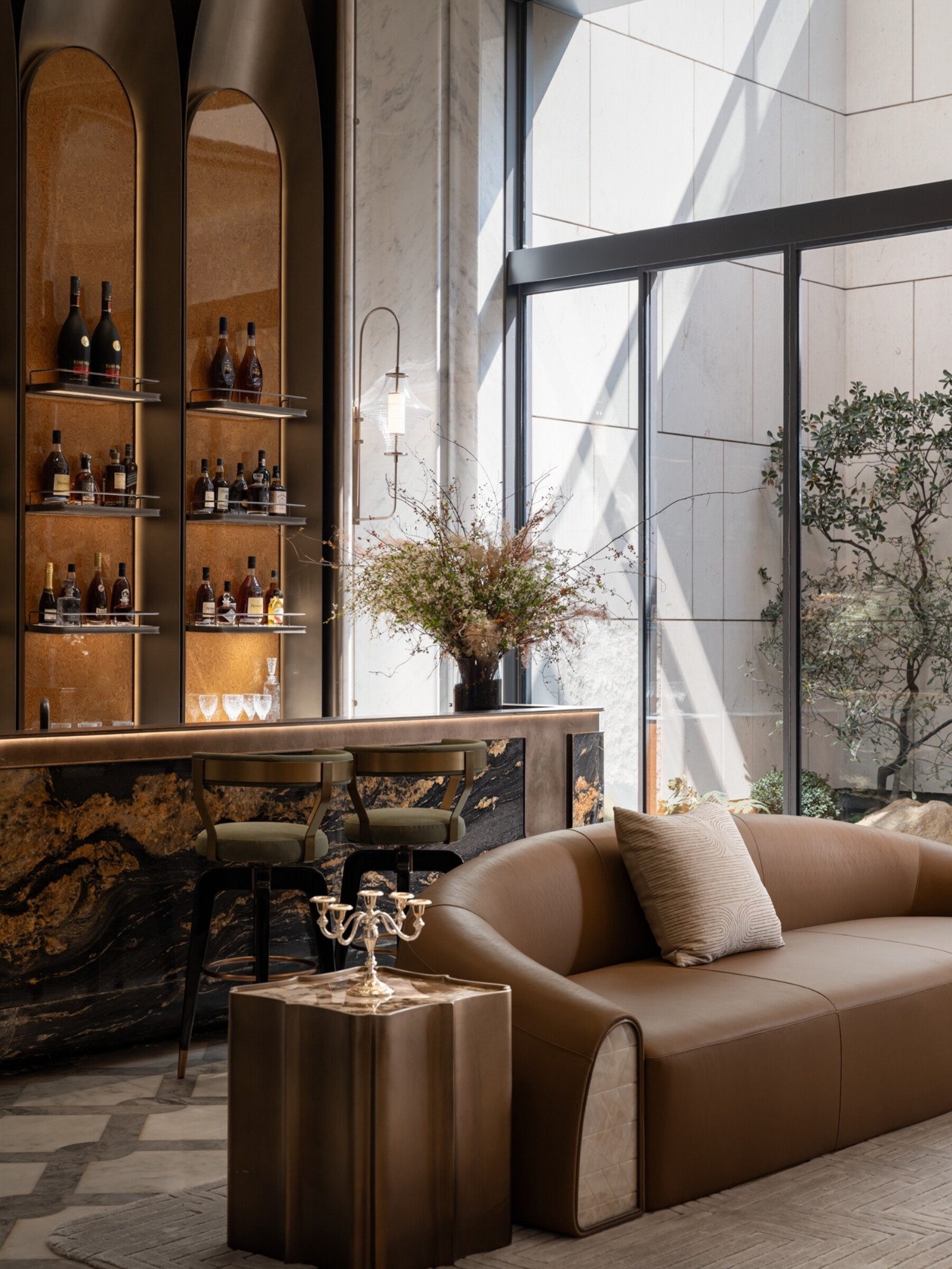Luxurious living room interior design