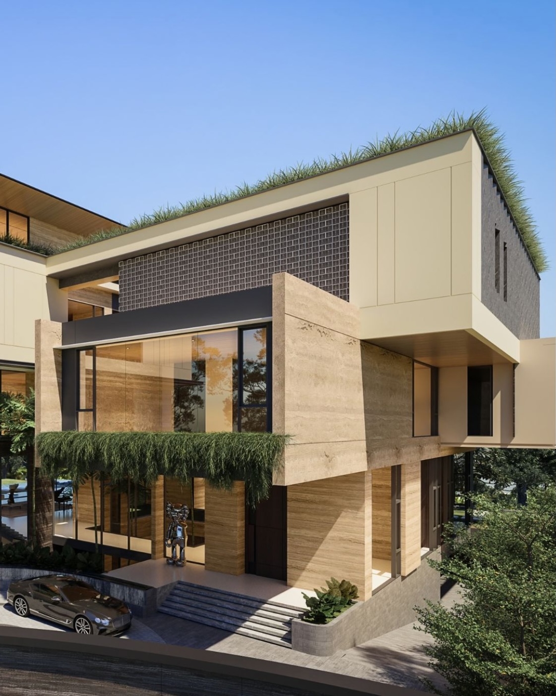 Stunning & luxurious landed house design