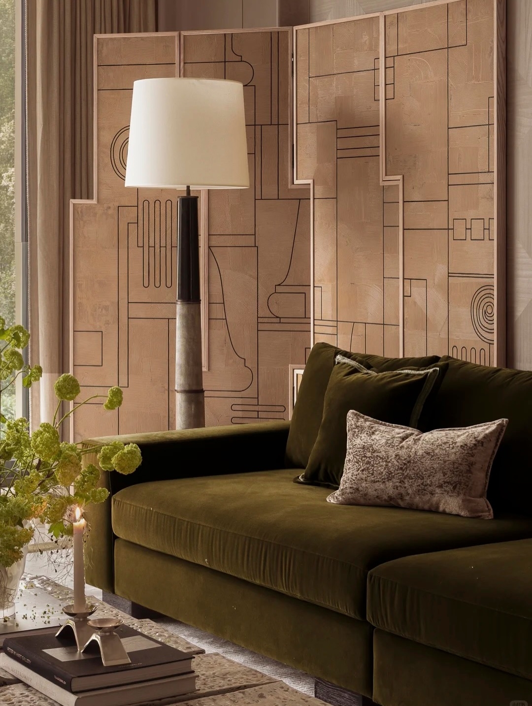 Sophisticated and cozy home interior design
