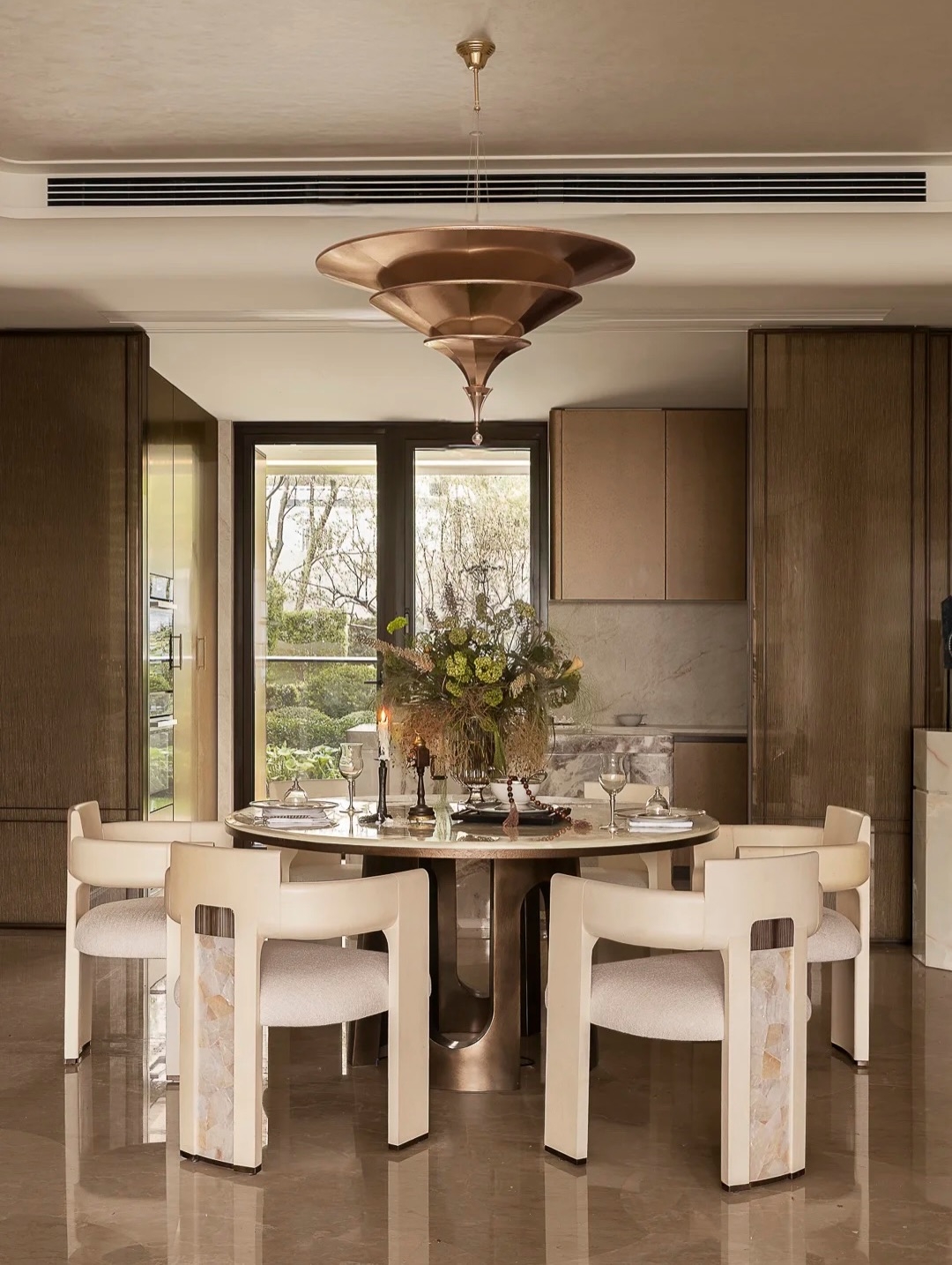 Sophisticated and cozy home interior design