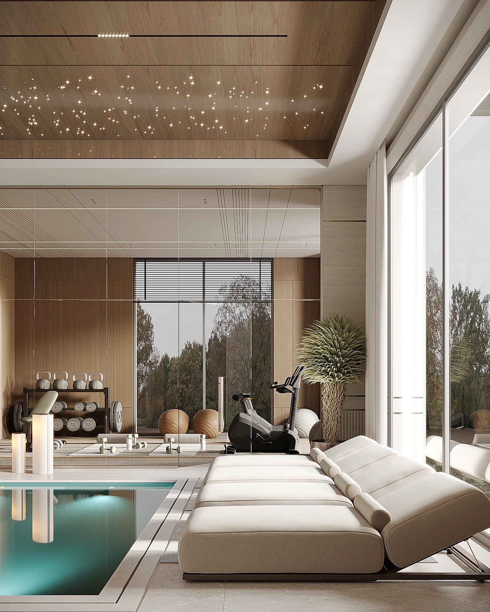 Luxurious private pool