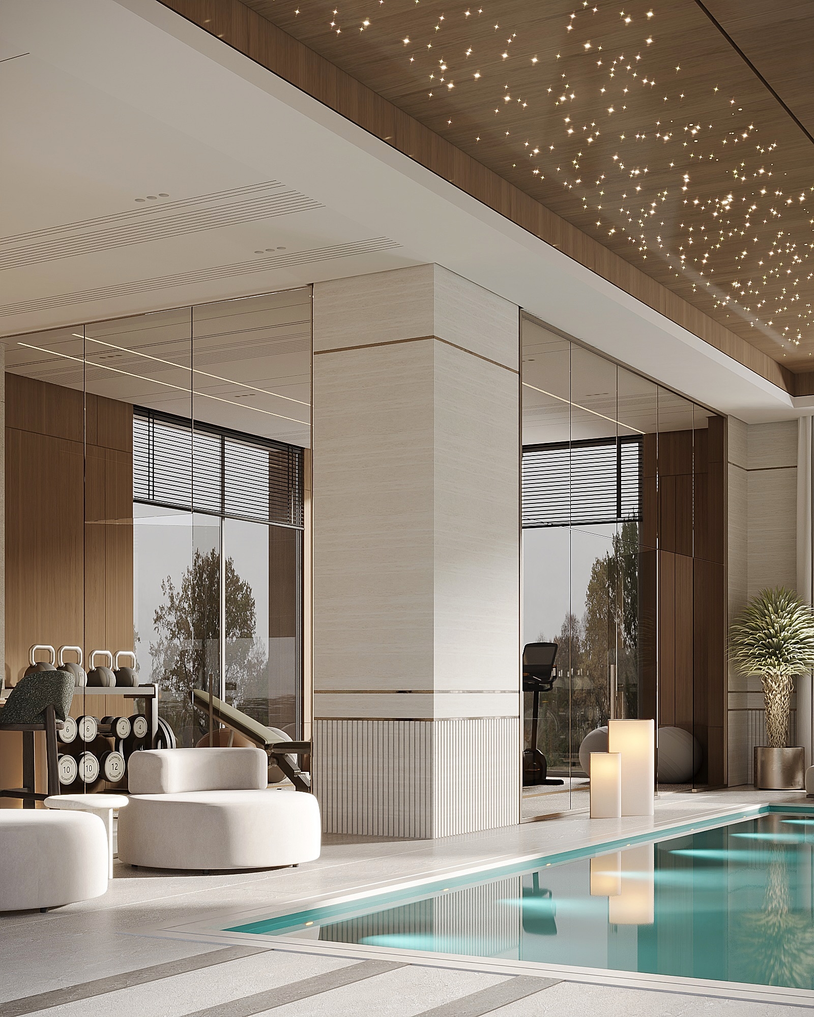 Luxurious private pool
