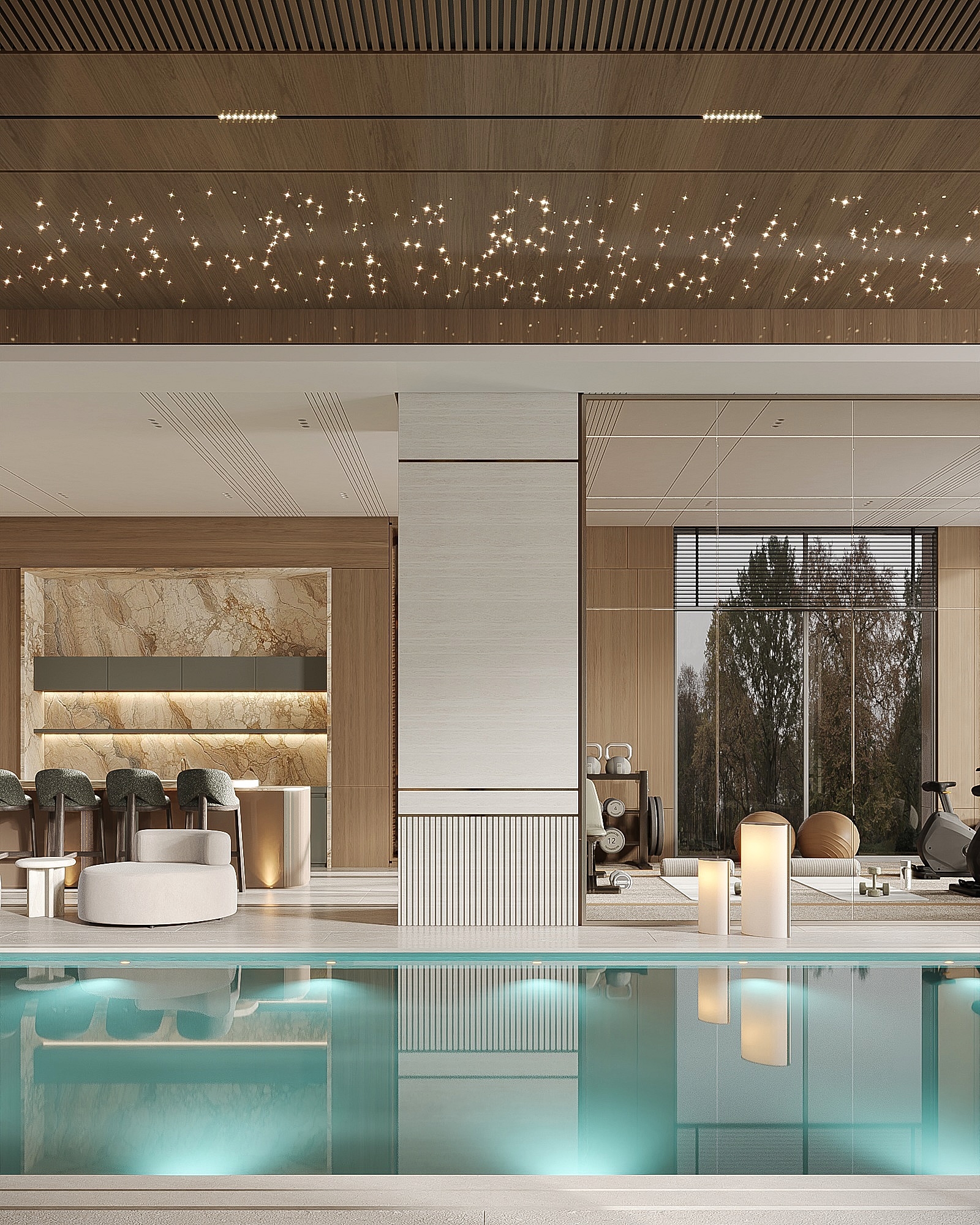 Luxurious private pool