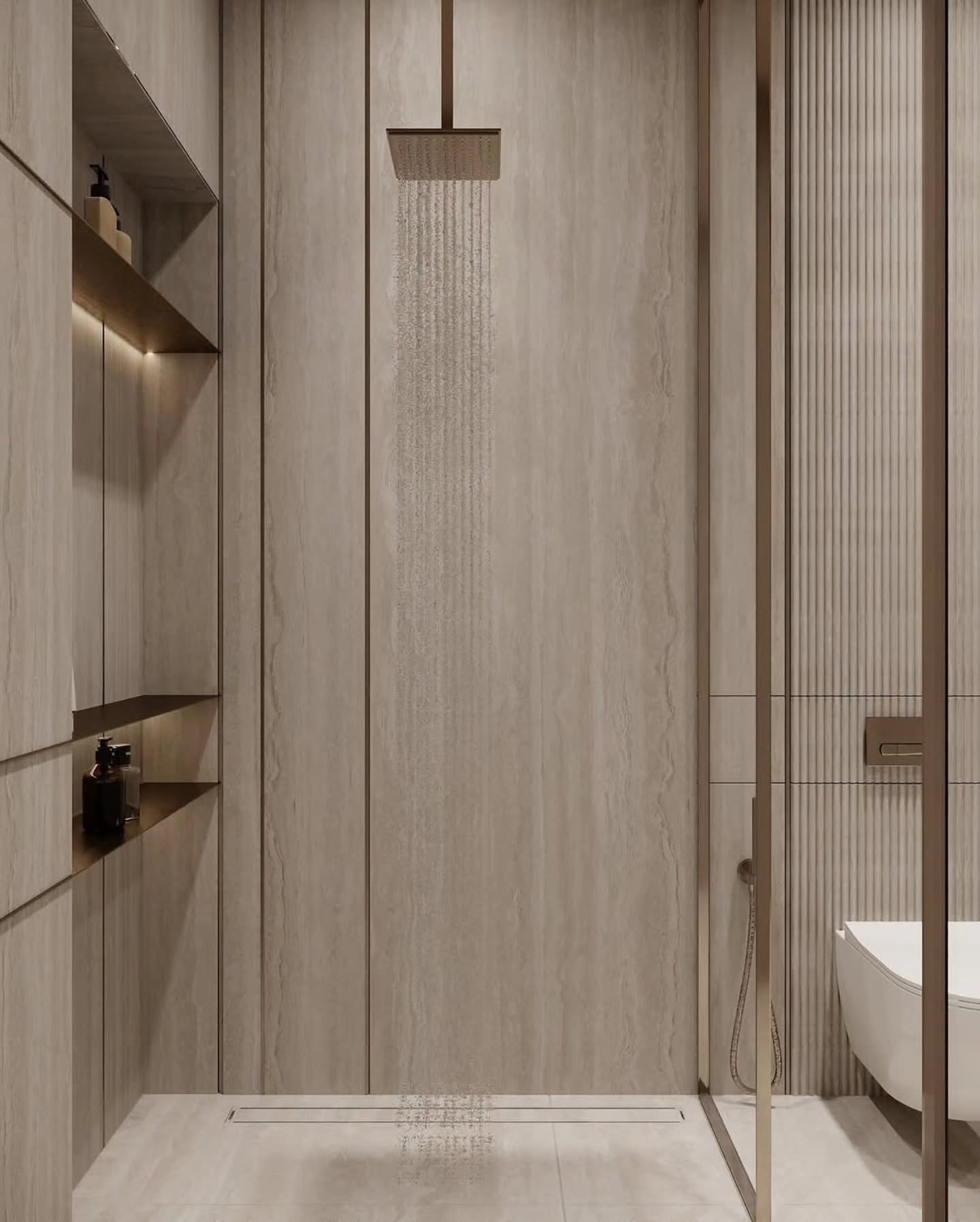 Sophisticated & stunning bathroom interior