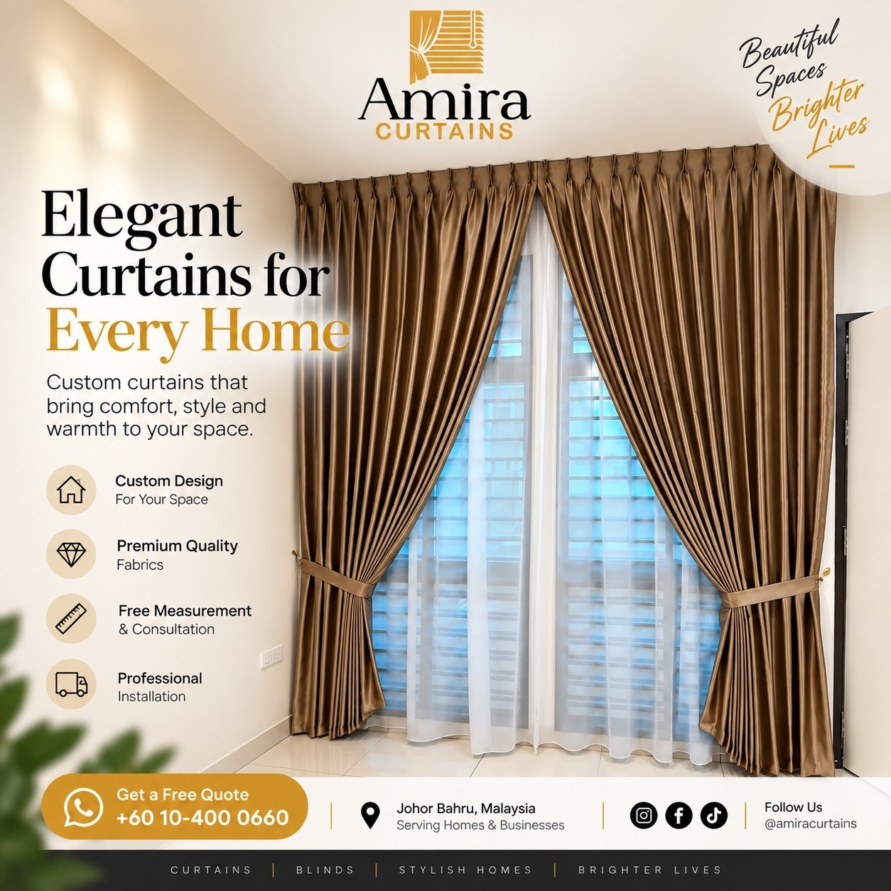 Beautiful Curtains for Stylish and Happier Homes