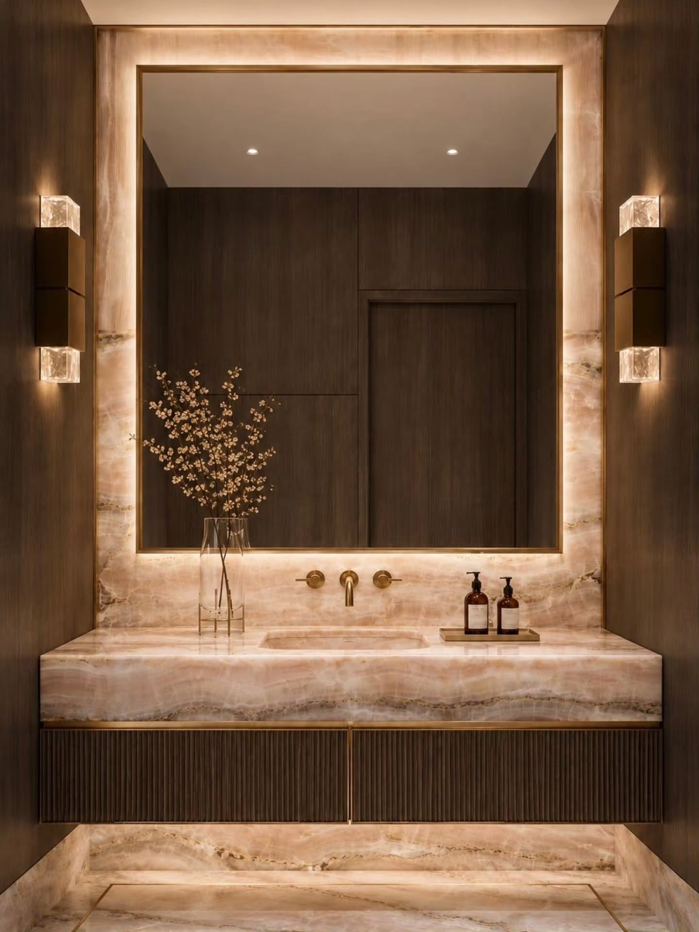 Luxurious-powder-room-design