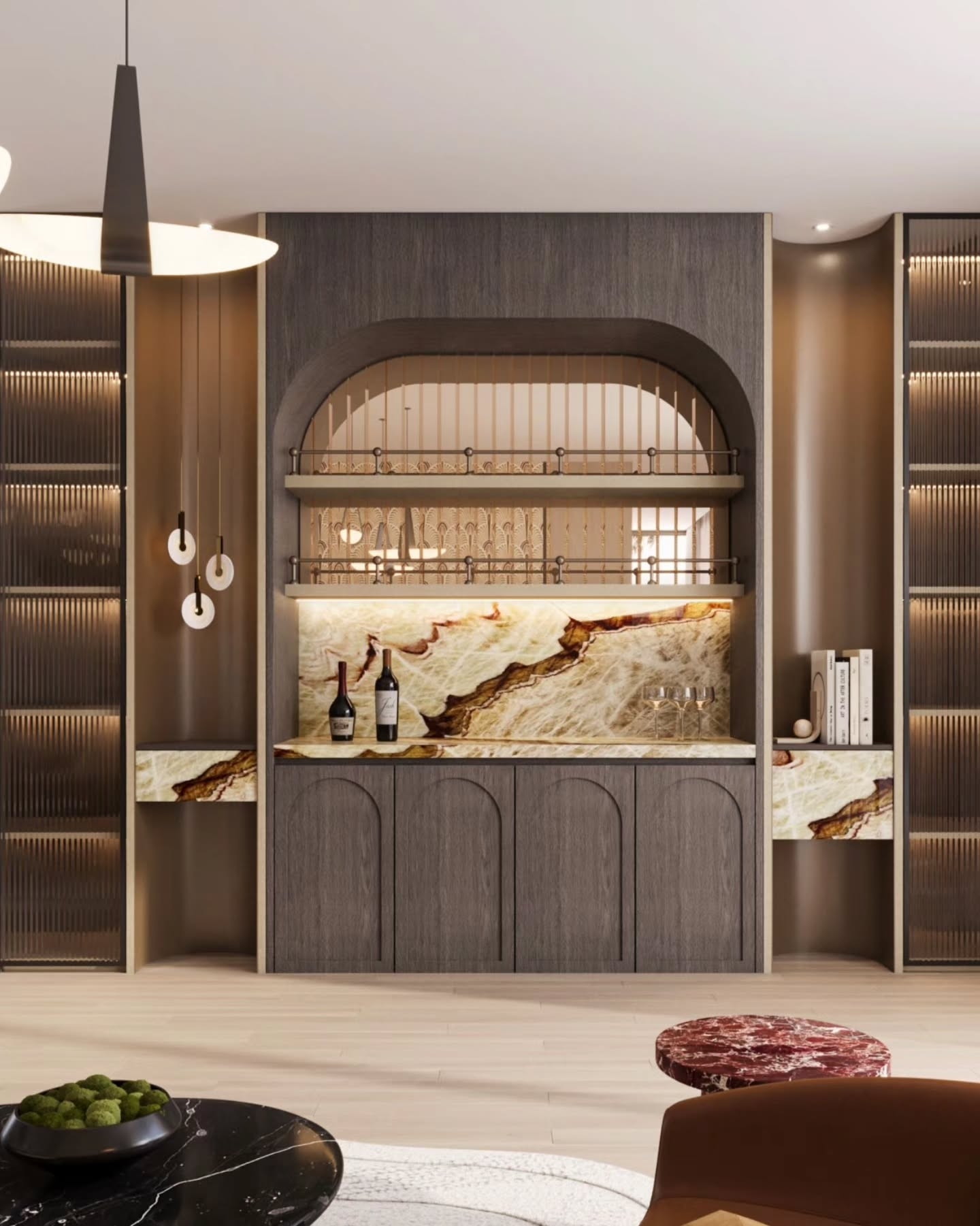 Stylish-and-sophisticated-pantry-niche