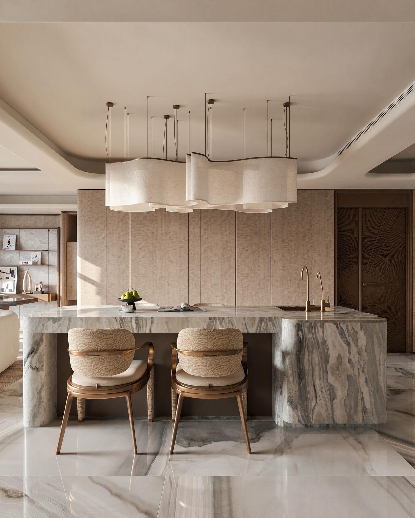 Ultra luxurious open concept home interior design