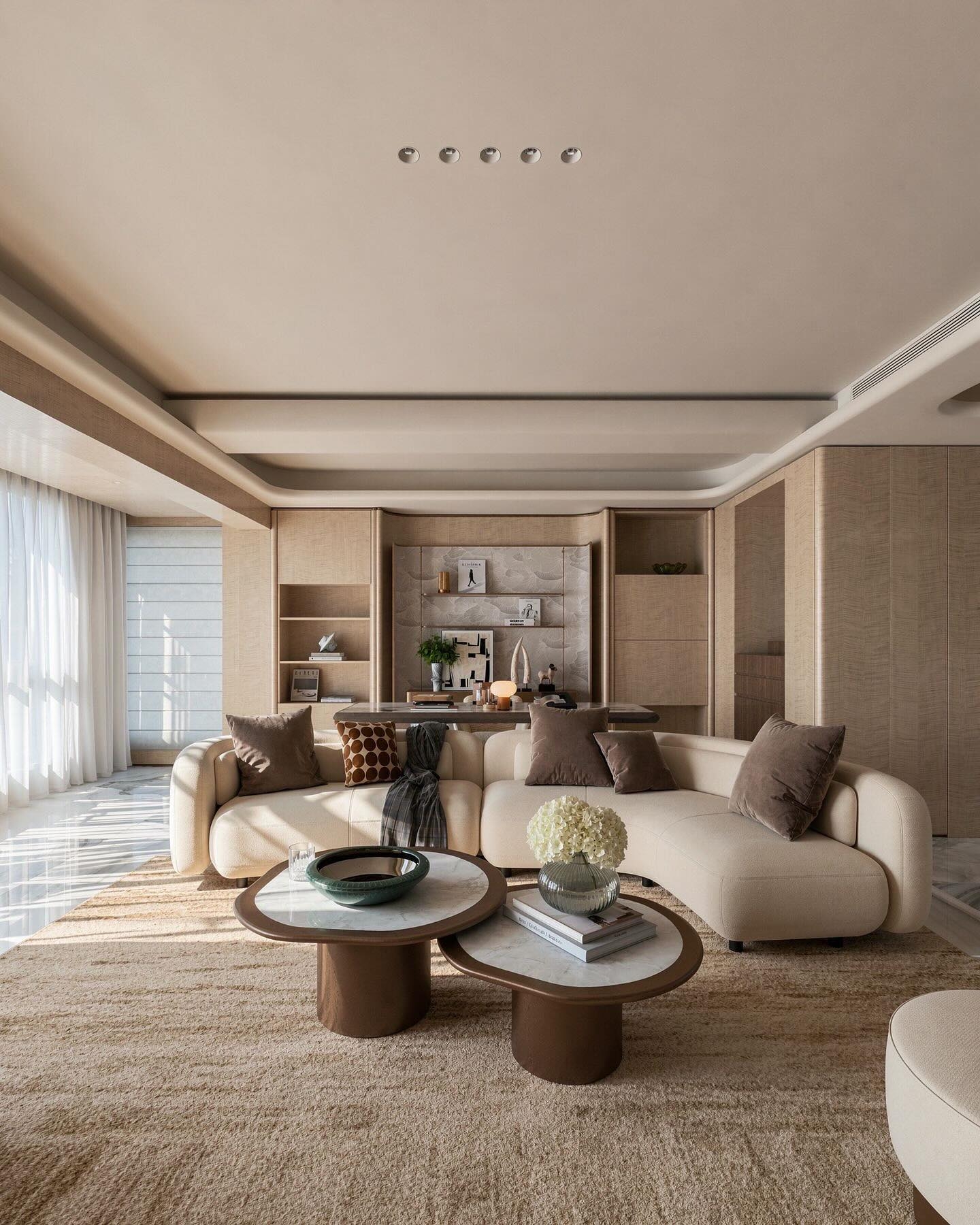 Ultra luxurious open concept home interior design