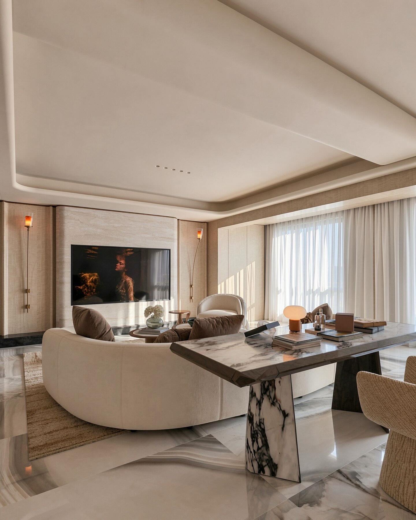 Ultra luxurious open concept home interior design