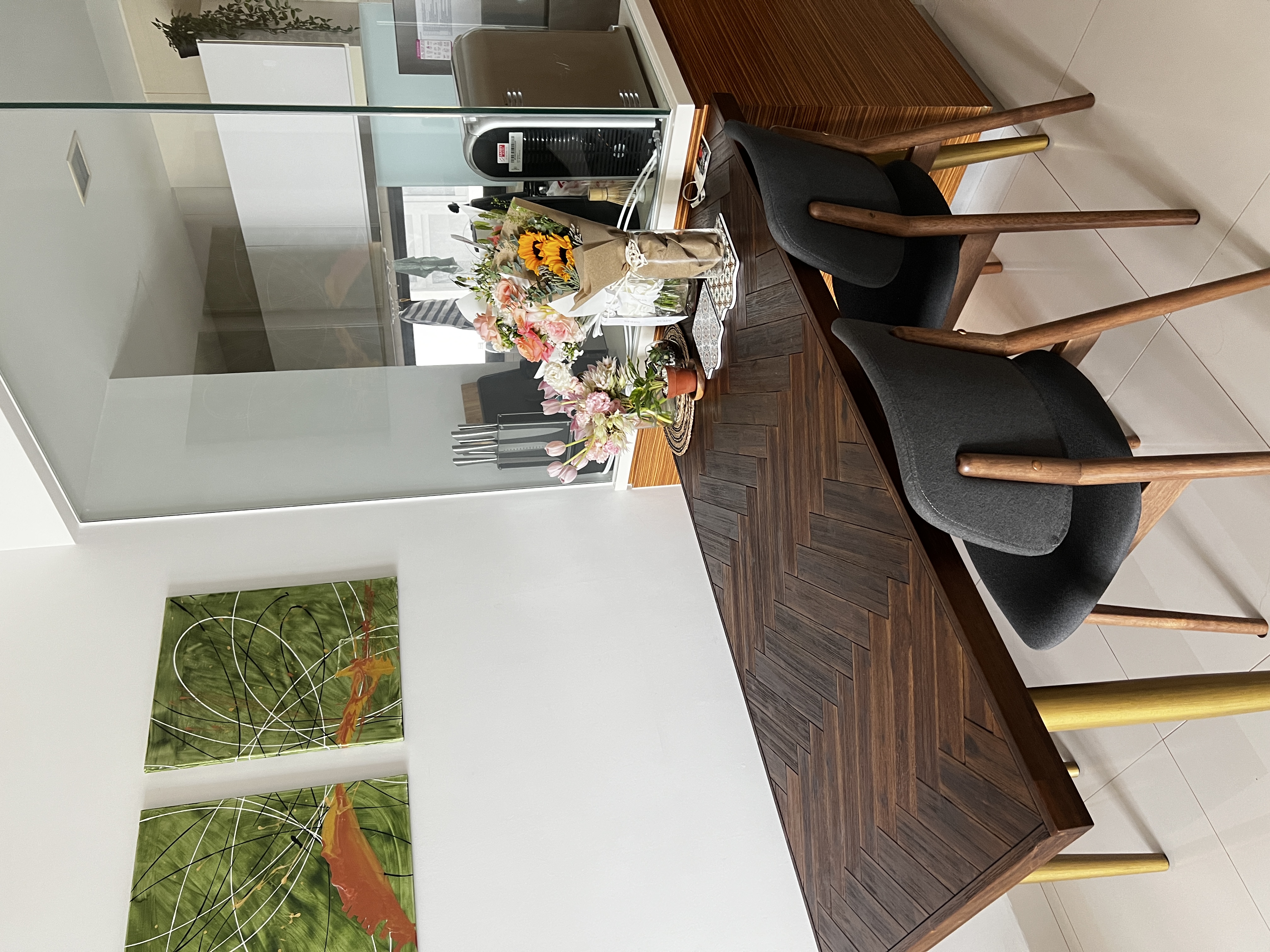 Welcome To Our Mid-Century Modern Condominium - modern dining room, contemporary furniture, sleek design, minimalist decor