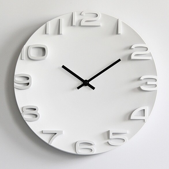 Seron Clock - White