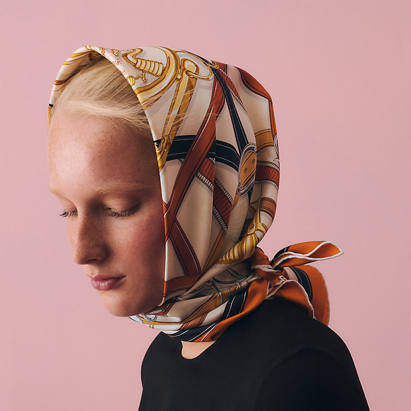 Hermès Scarf 90 - Silk Twill with Hand-Rolled Edges (90cm)