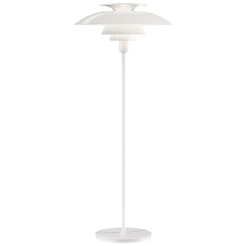 Louis Poulsen PH 80 Floor Lamp, Dimmable - White/White/White
