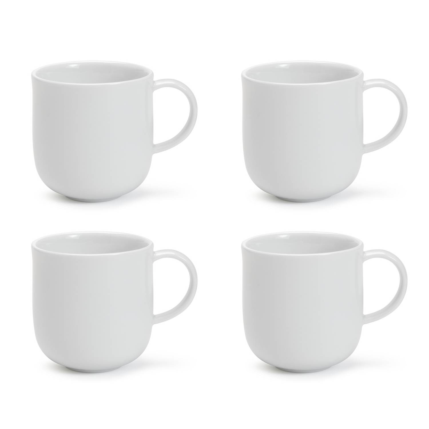 Habitat Riko Set of 4 Mugs - White