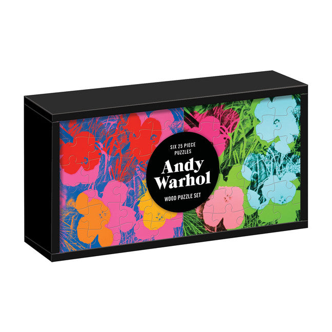 Andy Warhol Wood Puzzle Set by Galison
