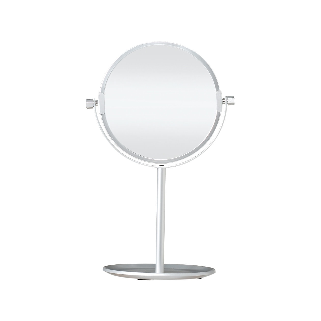 MUJI Aluminum Tray Mirror with Magnifying Glass - Small (S)