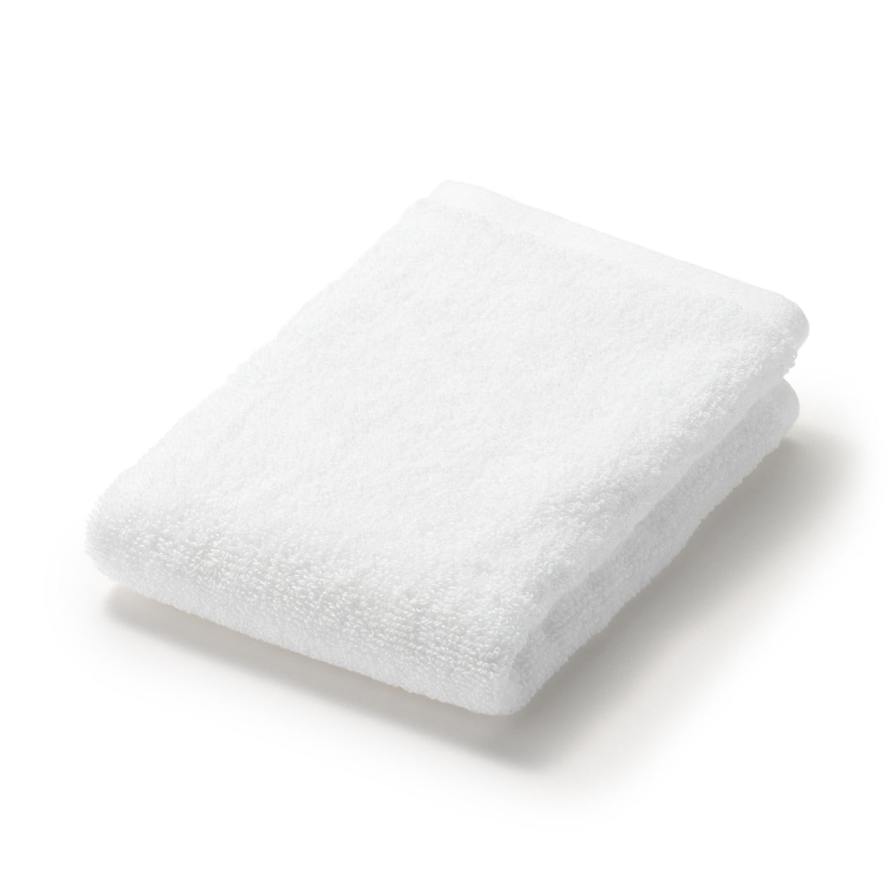 Twin Pile Hand Towel with Loop 34x35cm - Off White