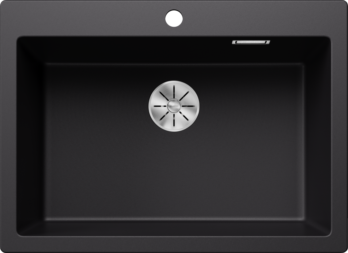 BLANCO PLEON 8 | SILGRANIT Black - Without Drain Remote Control