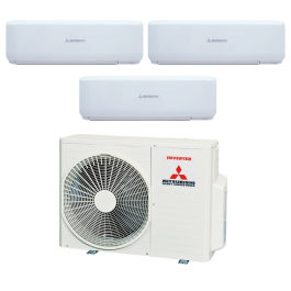 Mitsubishi Heavy System 3 Air Conditioner SCM60YSW + 2x SRK13YVS + 1x SRK18YVS - 2x 12,000 & 18,000 BTU