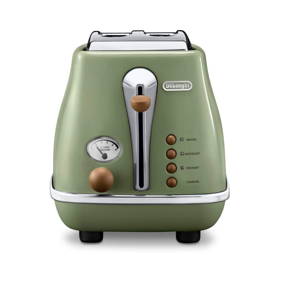 De'Longhi Icona Vintage CTOV2003.GR 2-Slice Toaster - Green