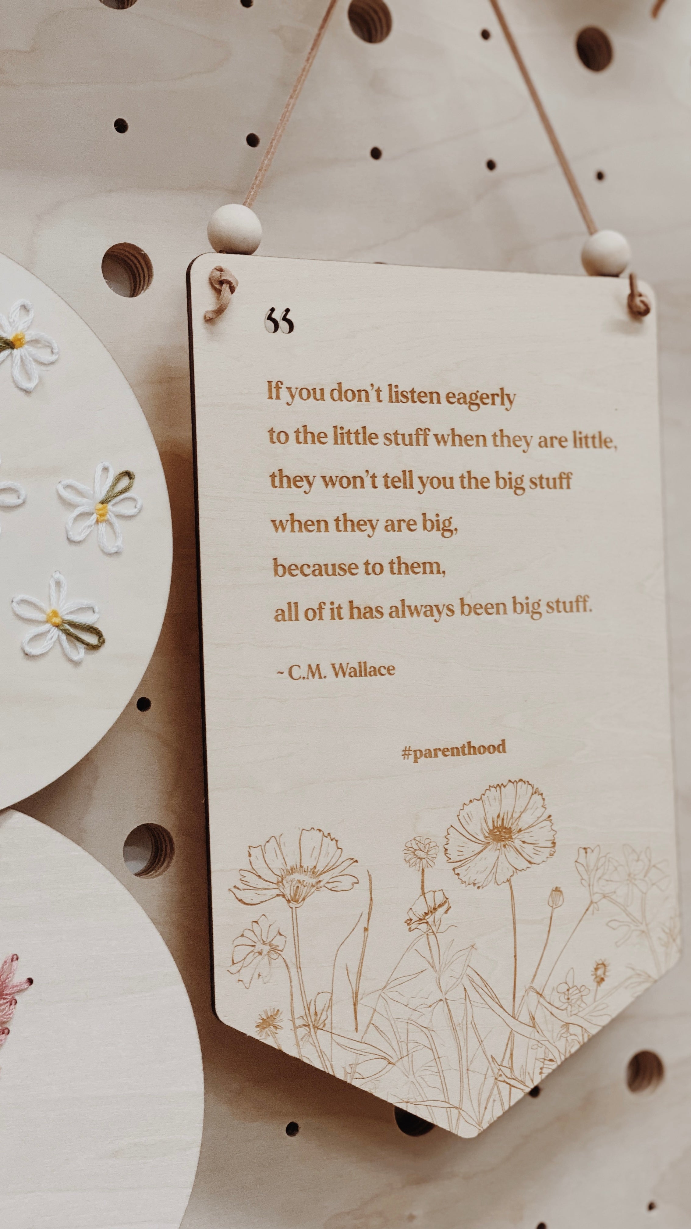 PARENTHOOD | Gentle Reminder Plaque - I Can't Quit...