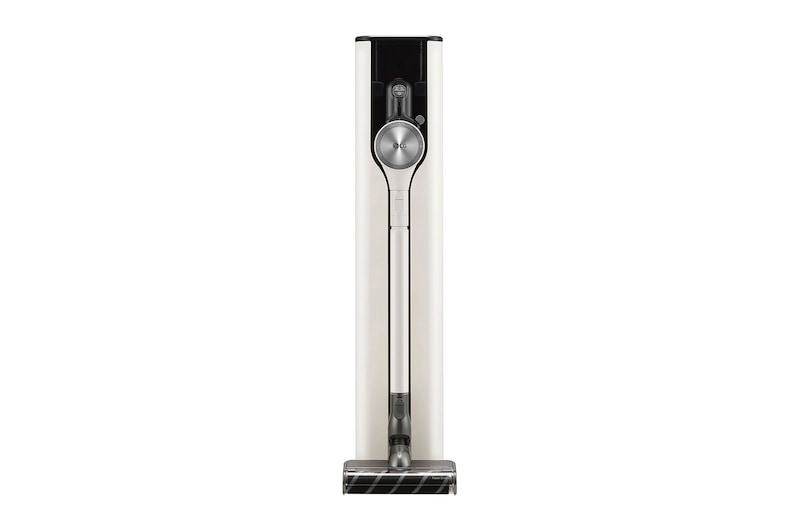 LG Objet Collection | LG CordZero® A9 Kompressor™ Cordless Handstick with All-in-One Tower™ (Calming Beige) - A9T-ULTRA