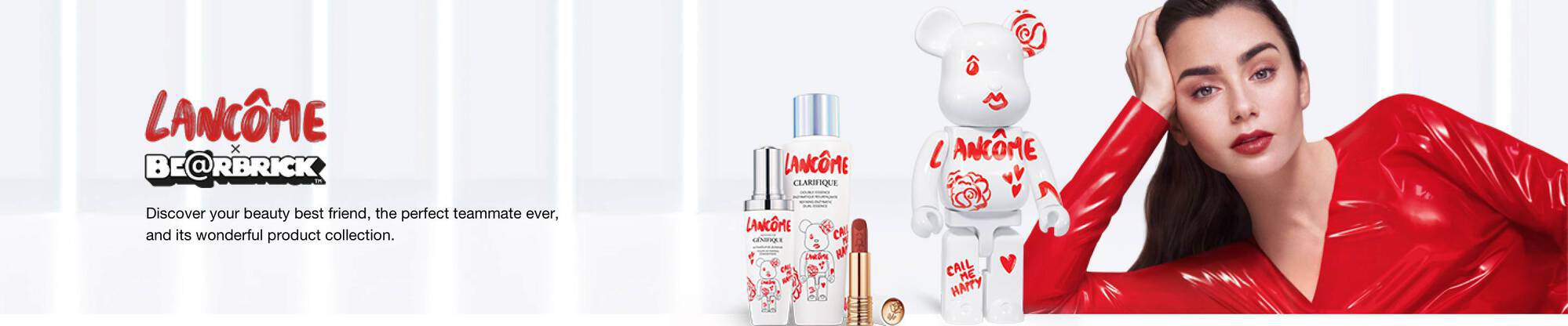 L'Absolu Rouge Lipstick - Limited Edition Lancôme x Bearbrick