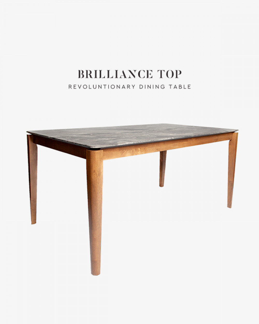 Brilliance Top | Kleberg Dining Table (Dark Emperador)